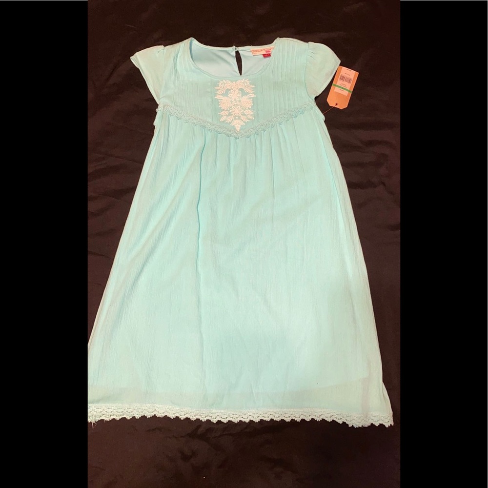 Girls Red Camel Dress